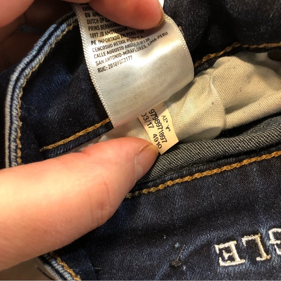 American Eagle Denim Shorts Super Stretch AEO Denim, MIDI Size 0 - Picture 2 of 11